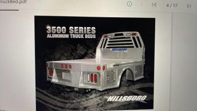 New 2023 Hillsboro Aluminum Truck Bed 3500 Series