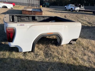 Used 2024 Pickup box 2020-Current GMC 8ft SRW Pickup bed White