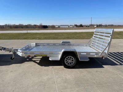 New 2027 Aluma 7712H STRAIGHT GATE Utility Trailer 77x12ft Utility Trailer