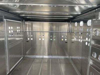 New 2027 Merritt Cattle Baron 32ft x 8ft Triple 8k axles Aluminum Livestock trailer Stock / Stock Combo Trailer