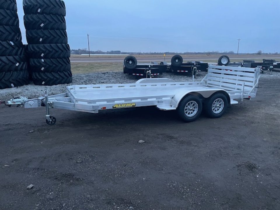 New 2027 Aluma 7816TA-EL-BT-RTD Utility Trailer