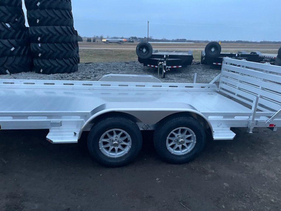 New 2027 Aluma 7816TA-EL-BT-RTD Utility Trailer