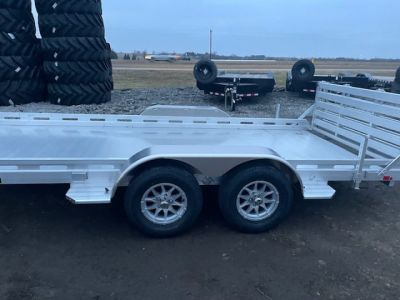 New 2027 Aluma 7816TA-EL-BT-RTD Utility Trailer