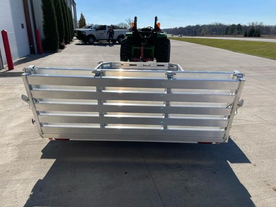New 2026 Aluma 77x12H-S-BT Bi fold ramp gate Utility Trailer Utility Trailer