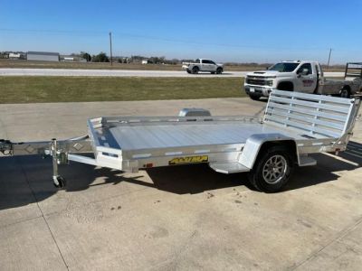 New 2026 Aluma 77x12H-S-BT Bi fold ramp gate Utility Trailer Utility Trailer