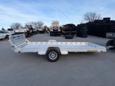 New 2027 Aluma 7815S-EL-BT Single Axle Utility Trailer 78x15ft