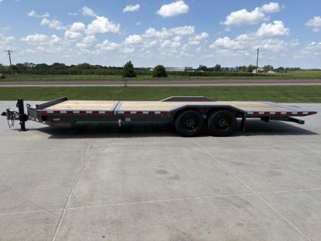 New 2026 Midsota TBWB24-BP-176 Tiltbed Wide Body Drive over Fenders 102x24ft 8k axles