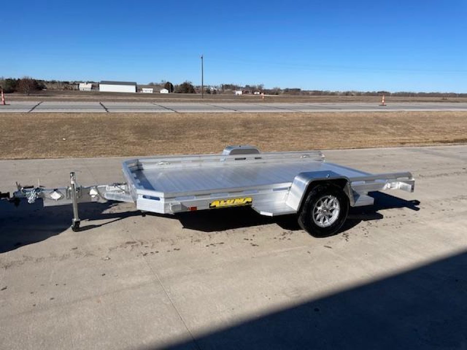 New 2027 Aluma 7712H Tilt Bed Utility Trailer 77x12 Utility Trailer