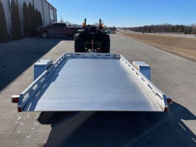 New 2027 Aluma 7712H Tilt Bed Utility Trailer 77x12 Utility Trailer