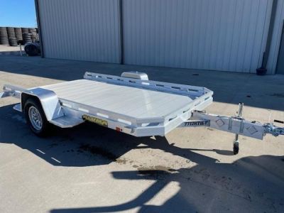 New 2027 Aluma 7712H Tilt Bed Utility Trailer 77x12 Utility Trailer