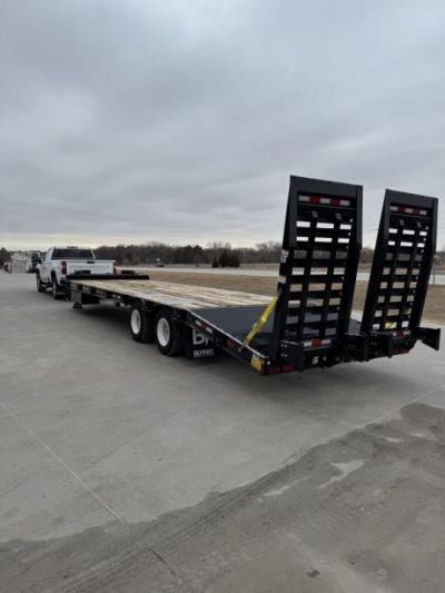 New 2025 Behnke Super Duty Flatbed FB8X31SDPT-40L 102"x 31ft Deckover Flatbed Trailer