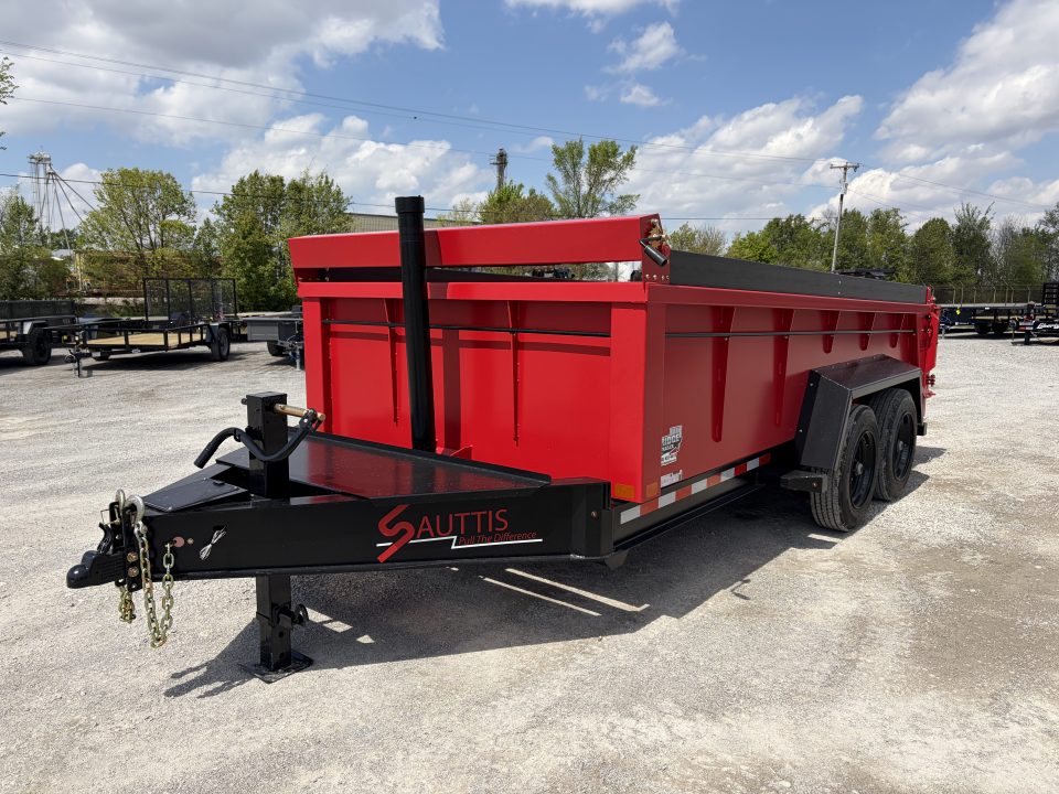 New 2026 Model Year Clearance Sauttis 14' 14K Dump (82" X 14') 14K Dump Trailer