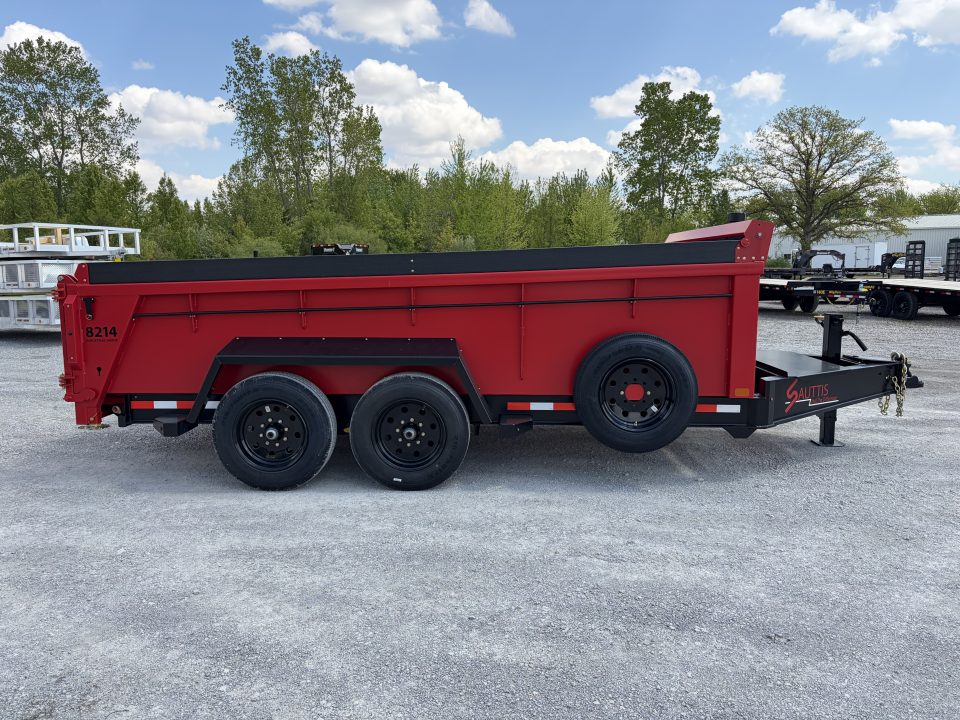 New 2026 Model Year Clearance Sauttis 14' 14K Dump (82" X 14') 14K Dump Trailer