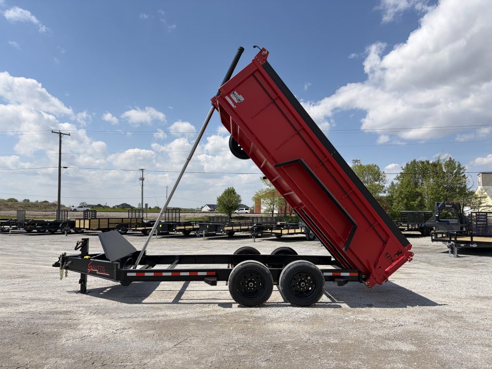 New 2026 Model Year Clearance Sauttis 14' 14K Dump (82" X 14') 14K Dump Trailer