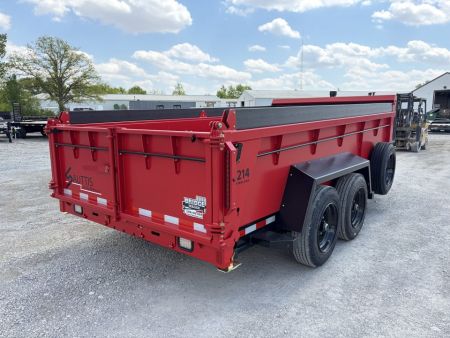 New 2026 Model Year Clearance Sauttis 14' 14K Dump (82" X 14') 14K Dump Trailer
