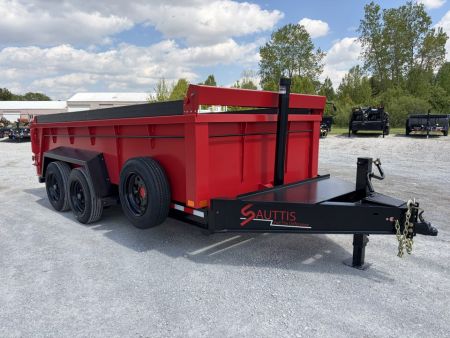 New 2026 Model Year Clearance Sauttis 14' 14K Dump (82" X 14') 14K Dump Trailer