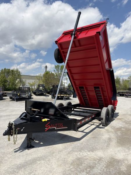 New 2026 Model Year Clearance Sauttis 14' 14K Dump (82" X 14') 14K Dump Trailer