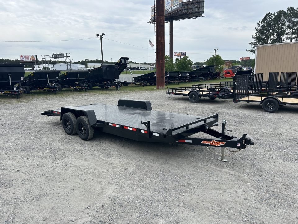 New 2027 Down 2 Earth 82X20 Car Hauler, Steel Deck with #5200 Axles