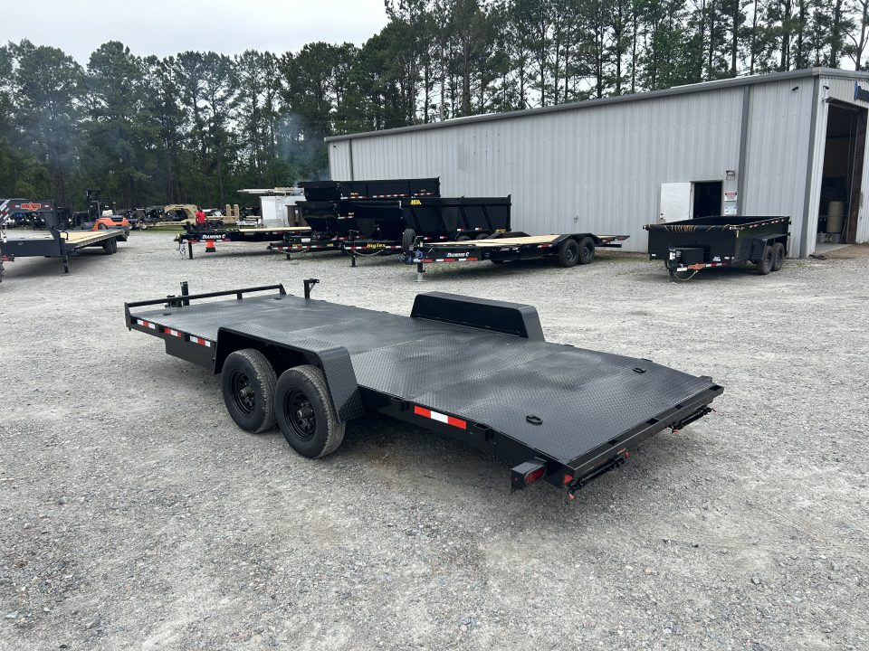 New 2027 Down 2 Earth 82X20 Car Hauler, Steel Deck with #5200 Axles