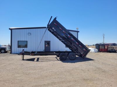 New 2026 Load Trail 83"x16' BP Telescopic Dump Trailer W/3' Sides
