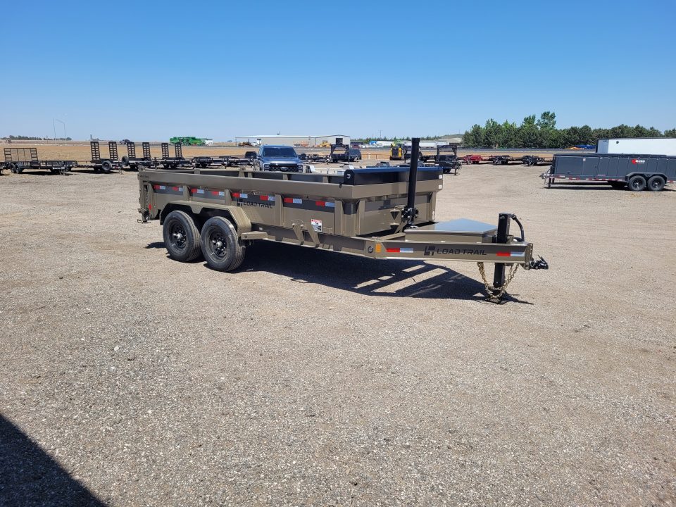 New 2026 Load Trail 83"x14' BP Telescopic Dump Trailer