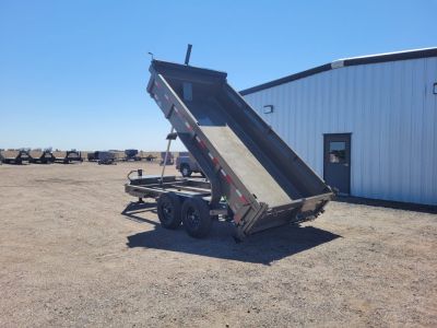 New 2026 Load Trail 83"x14' BP Telescopic Dump Trailer