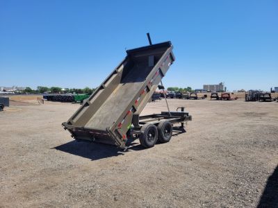 New 2026 Load Trail 83"x14' BP Telescopic Dump Trailer