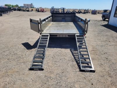 New 2026 Load Trail 83"x14' BP Telescopic Dump Trailer