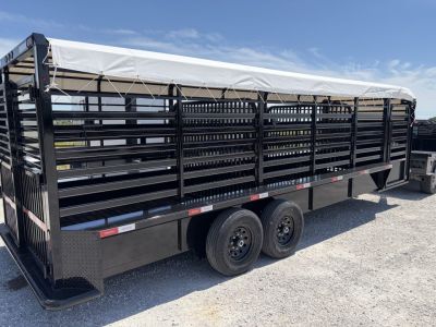 New 2026 RHM Trailers GS 24 Stock / Stock Combo Trailer