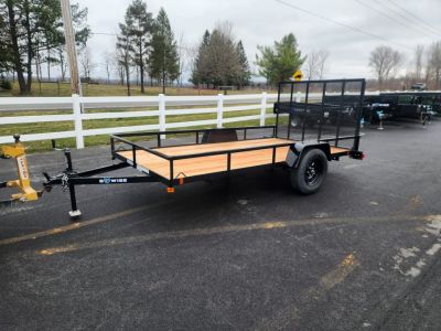 New 2026 BWISE UTE3 76x12 3K Single Axle Utility Trailer