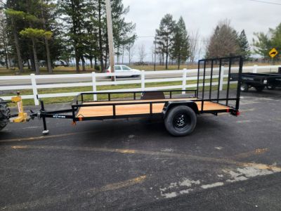 New 2026 BWISE UTE3 76x12 3K Single Axle Utility Trailer