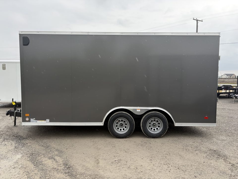 New 2026 Model Year Clearance Darkhorse Cargo DHW8.5X16TA35 (8.5' X 16') 7K V-Nose Cargo / Enclosed Trailer
