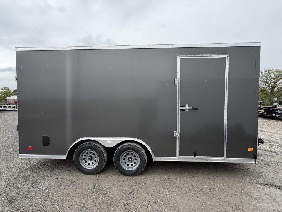 New 2026 Model Year Clearance Darkhorse Cargo DHW8.5X16TA35 (8.5' X 16') 7K V-Nose Cargo / Enclosed Trailer