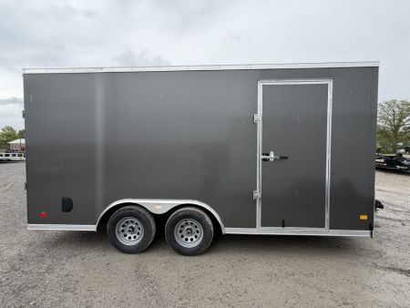 New 2026 Model Year Clearance Darkhorse Cargo DHW8.5X16TA35 (8.5' X 16') 7K V-Nose Cargo / Enclosed Trailer