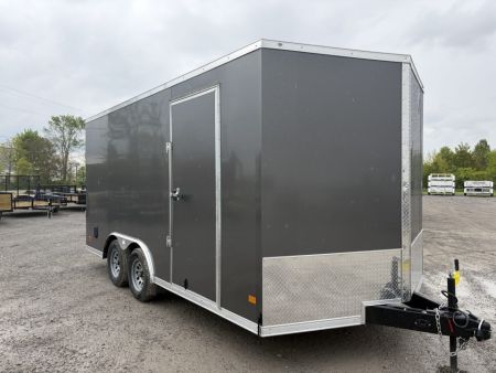 New 2026 Model Year Clearance Darkhorse Cargo DHW8.5X16TA35 (8.5' X 16') 7K V-Nose Cargo / Enclosed Trailer
