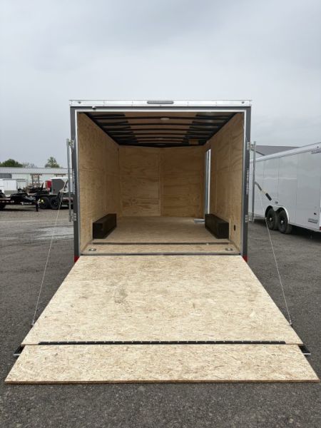 New 2026 Model Year Clearance Darkhorse Cargo DHW8.5X16TA35 (8.5' X 16') 7K V-Nose Cargo / Enclosed Trailer