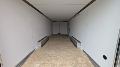 New 2026 Legend 8.5 x 22 + 2' V Thunder Enclosed Car Hauler w/ Ramp Door (84" Interior)