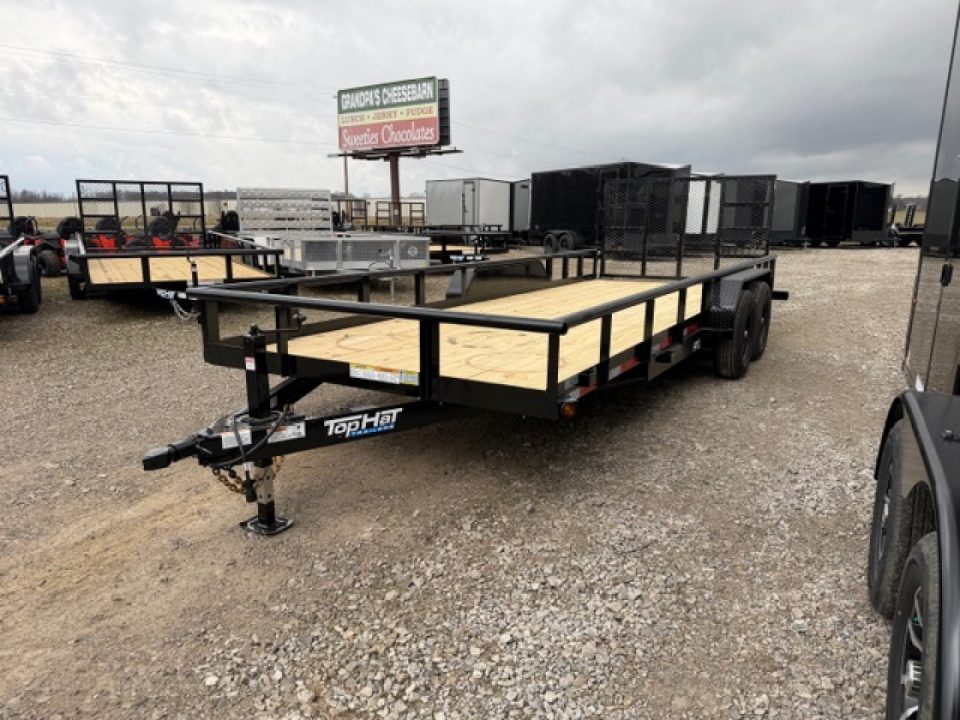 New 2026 Top Hat 7x20' Landscape Trailer - 10,000 GVWR