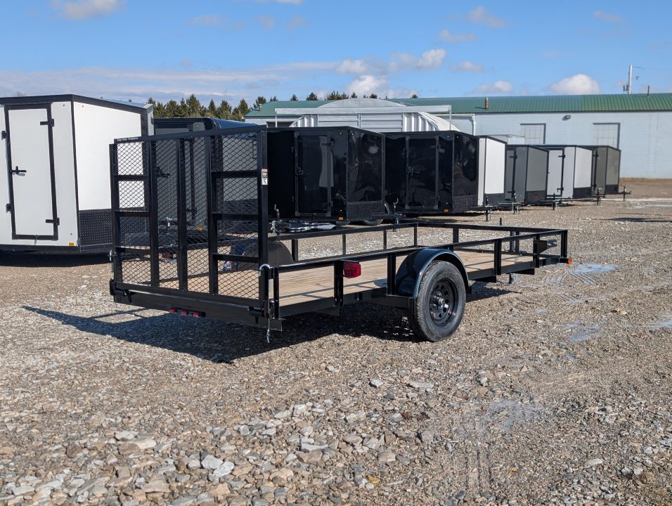 New 2026 Top Hat 77"x14' Utility Trailer