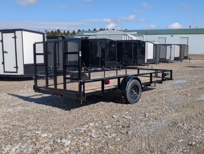 New 2026 Top Hat 77"x14' Utility Trailer