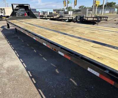 New 2026 East Texas Trailers 40' Tandem Dual Gooseneck Pierce Frame Macho Dove Tail Equipment Trailer