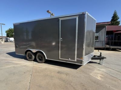 New 2026 Wells Cargo FT8516T2-D 8.5FT X 16FT 7K GVW Cargo / Enclosed Trailer