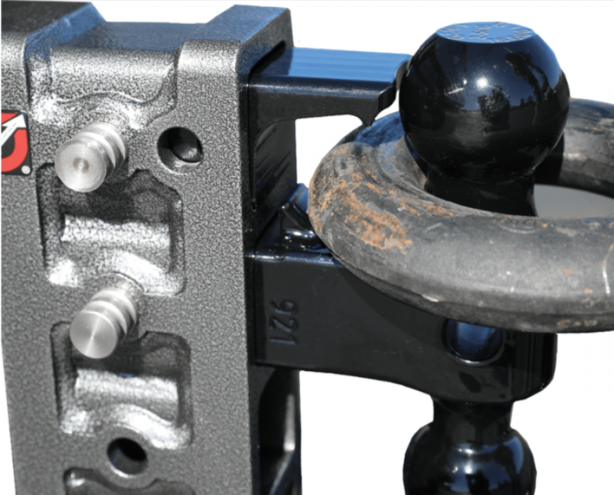 New 2026 Mega Duty 32K Adjustable Hitch | 3" Shank | 6" Drop | Dual Ball & Pintle Lock