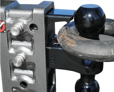 New 2026 Mega Duty 32K Adjustable Hitch | 3" Shank | 6" Drop | Dual Ball & Pintle Lock