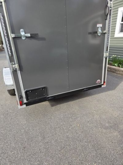 New 2026 Anvil 6x12 Cargo trailer rear ramp Charcoal Cargo / Enclosed Trailer