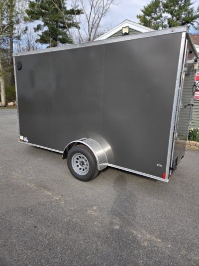 New 2026 Anvil 6x12 Cargo trailer rear ramp Charcoal Cargo / Enclosed Trailer