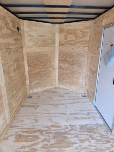 New 2026 Anvil 6x12 Cargo trailer rear ramp Charcoal Cargo / Enclosed Trailer