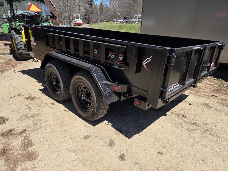 New 2026 Force 6x12 9990lb gvwr dump trailer with tarp kit and spare tire Dump Trailer