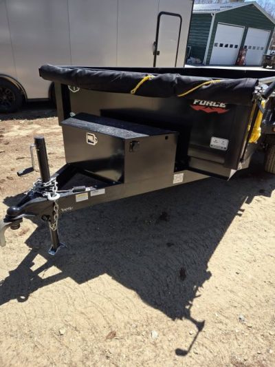 New 2026 Force 6x12 9990lb gvwr dump trailer with tarp kit and spare tire Dump Trailer