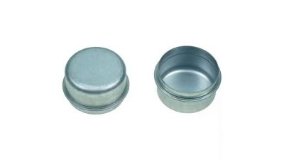 New 2.44 Solid Steel Dust Caps | Heavy Duty Trailer Hub Dust Caps